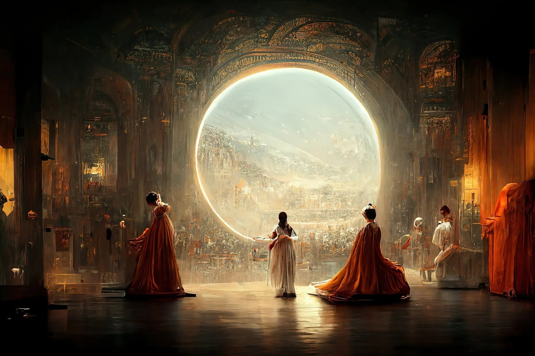 Théâtre D'opéra Spatial, an AI-generated artwork by Jason M. Allen (public domain)